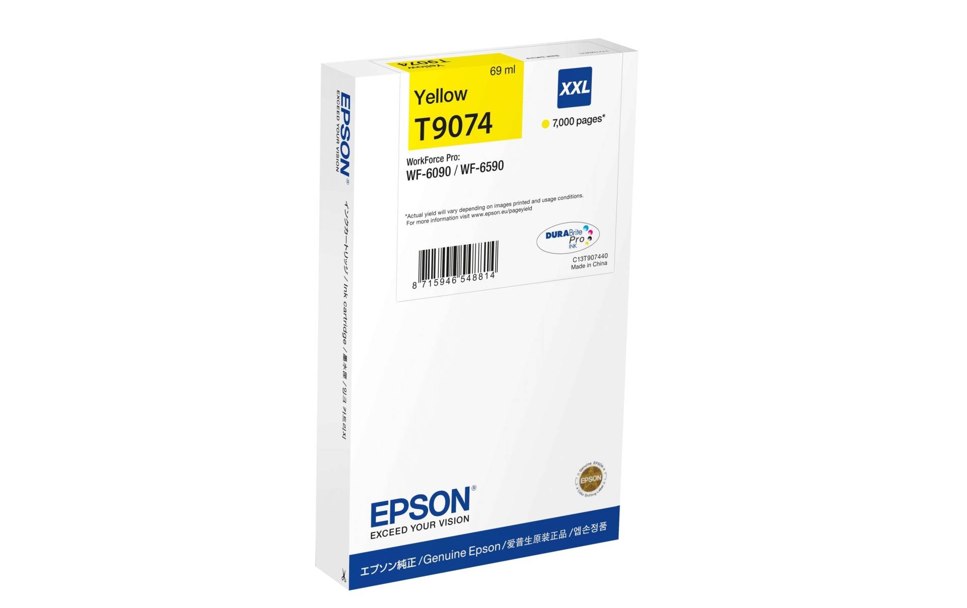 Epson Tintenpatrone »C13T907440 Yellow«, (1 St.) von Epson