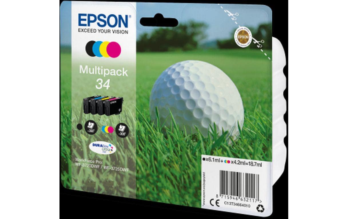 Epson Tintenpatrone »T34664010«, (4 St.) von Epson