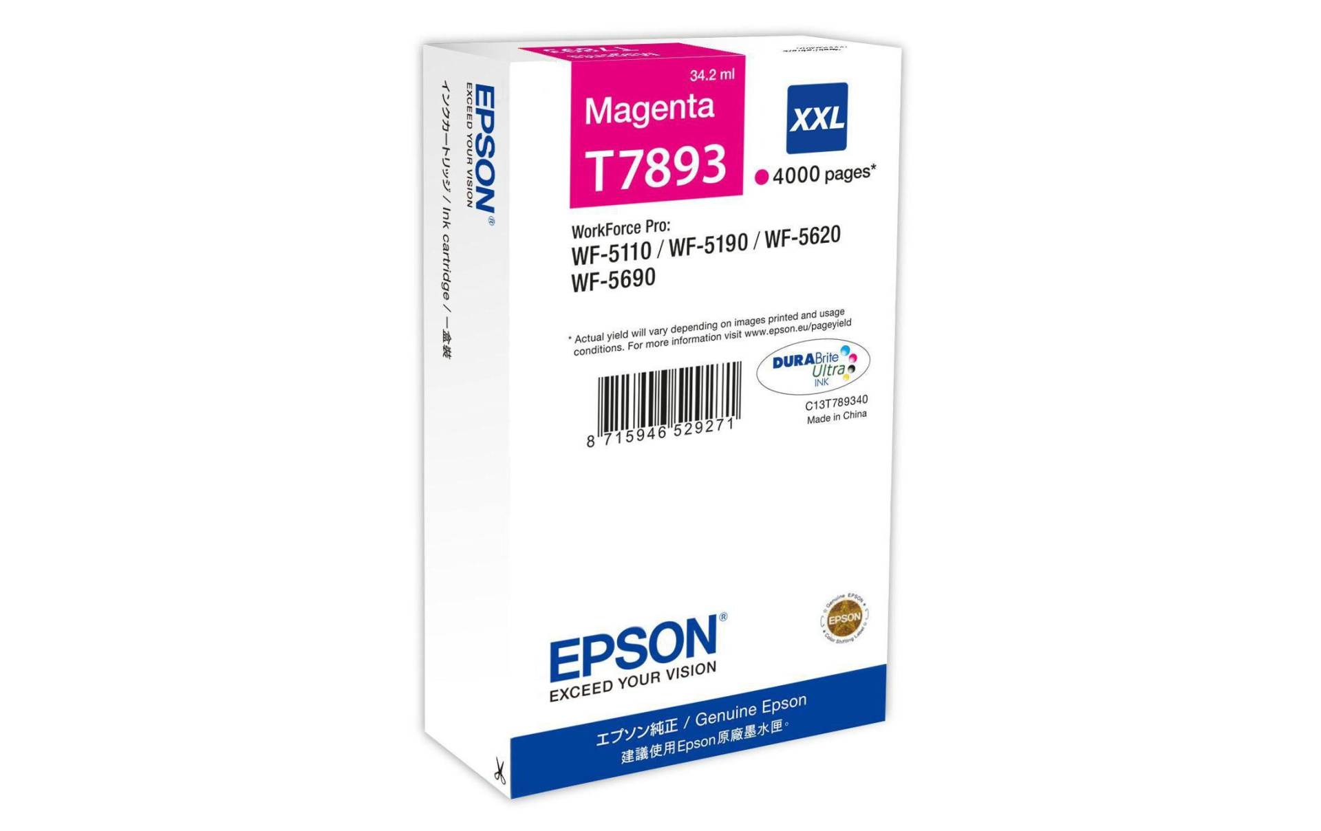 Epson Tonerpatrone »C13T789340 Magenta« von Epson