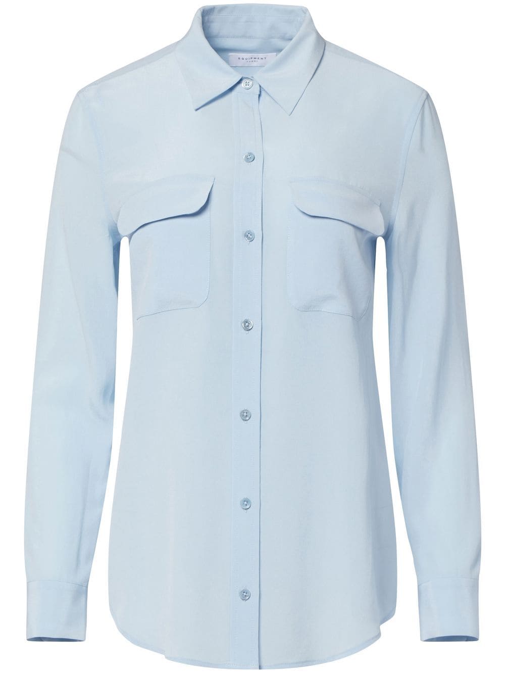 Equipment long-sleeve silk shirt - Blue von Equipment