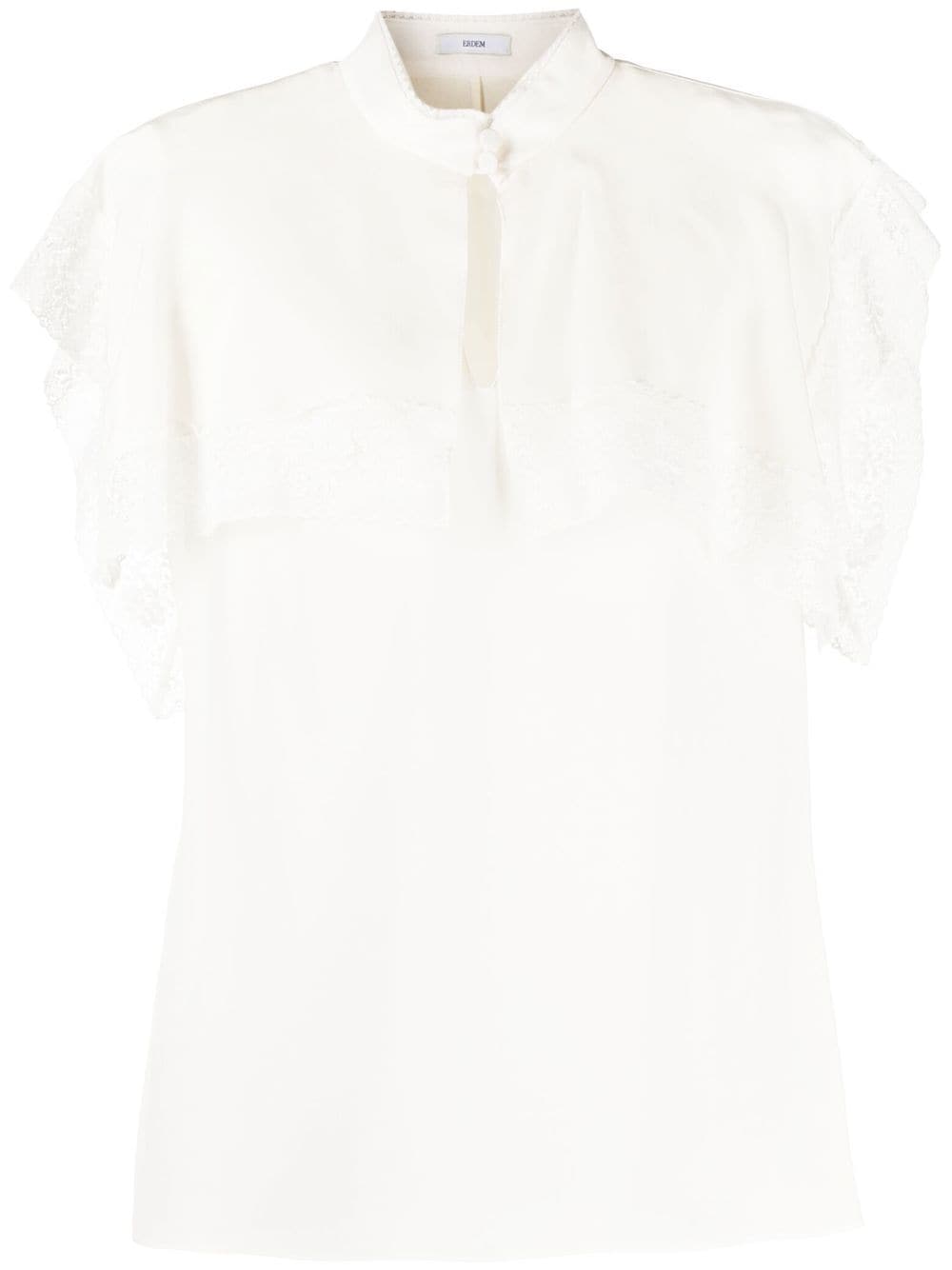 ERDEM Alycia sailor-collar T-shirt - White von ERDEM