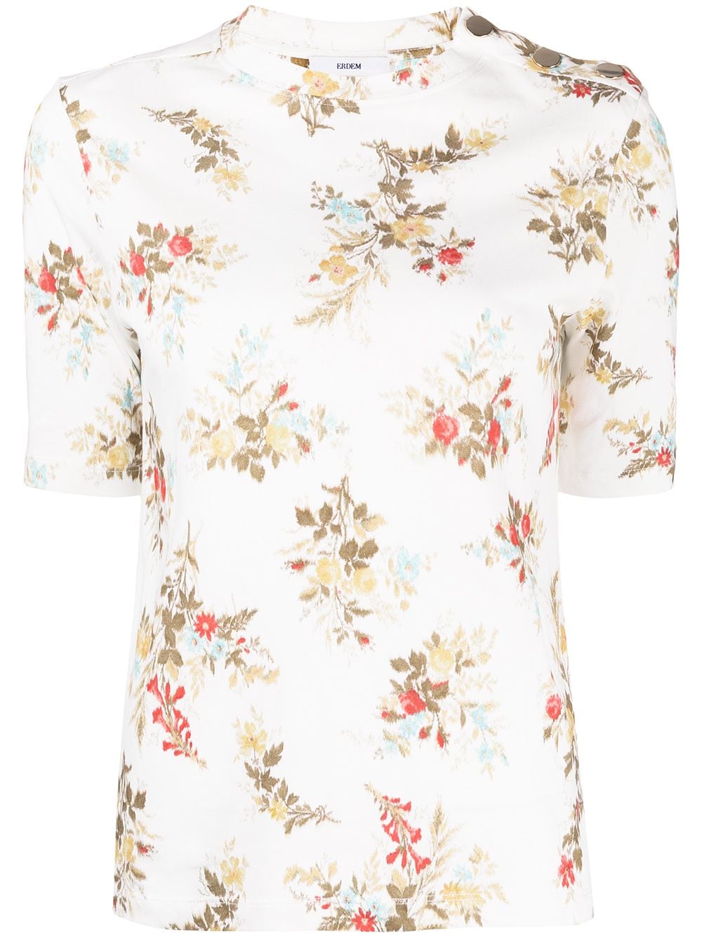 Erdem Sofia floral-print top - White von Erdem