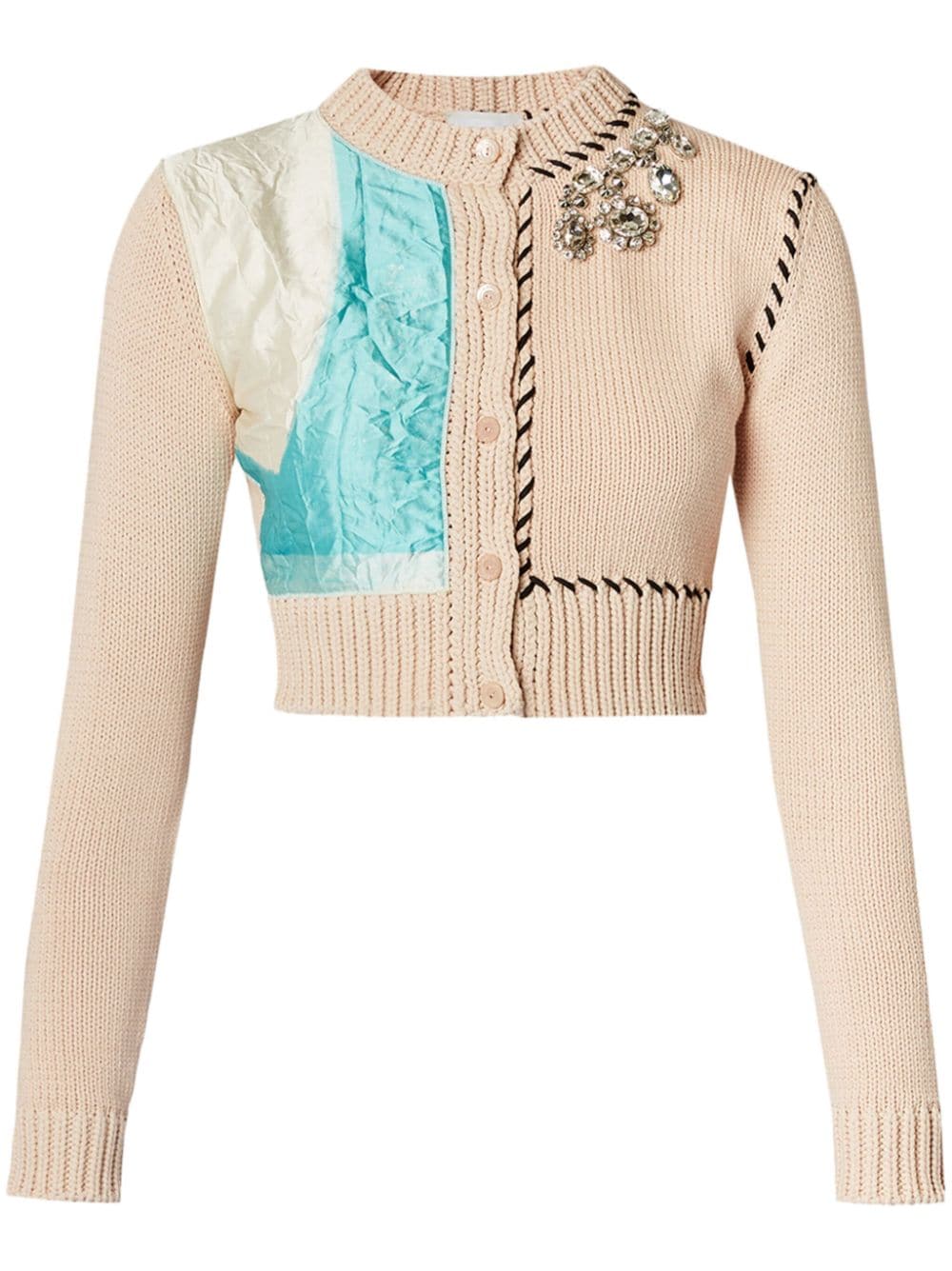 Erdem appliquéd cropped cardigan - Pink von Erdem