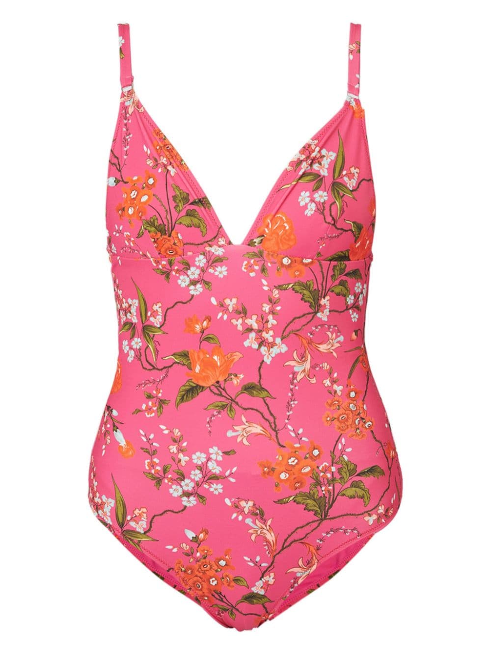 Erdem floral-print swimsuit - Pink von Erdem