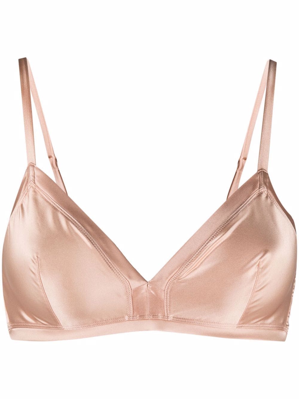 ERES Ulysse satin triangle bra - Neutrals von ERES