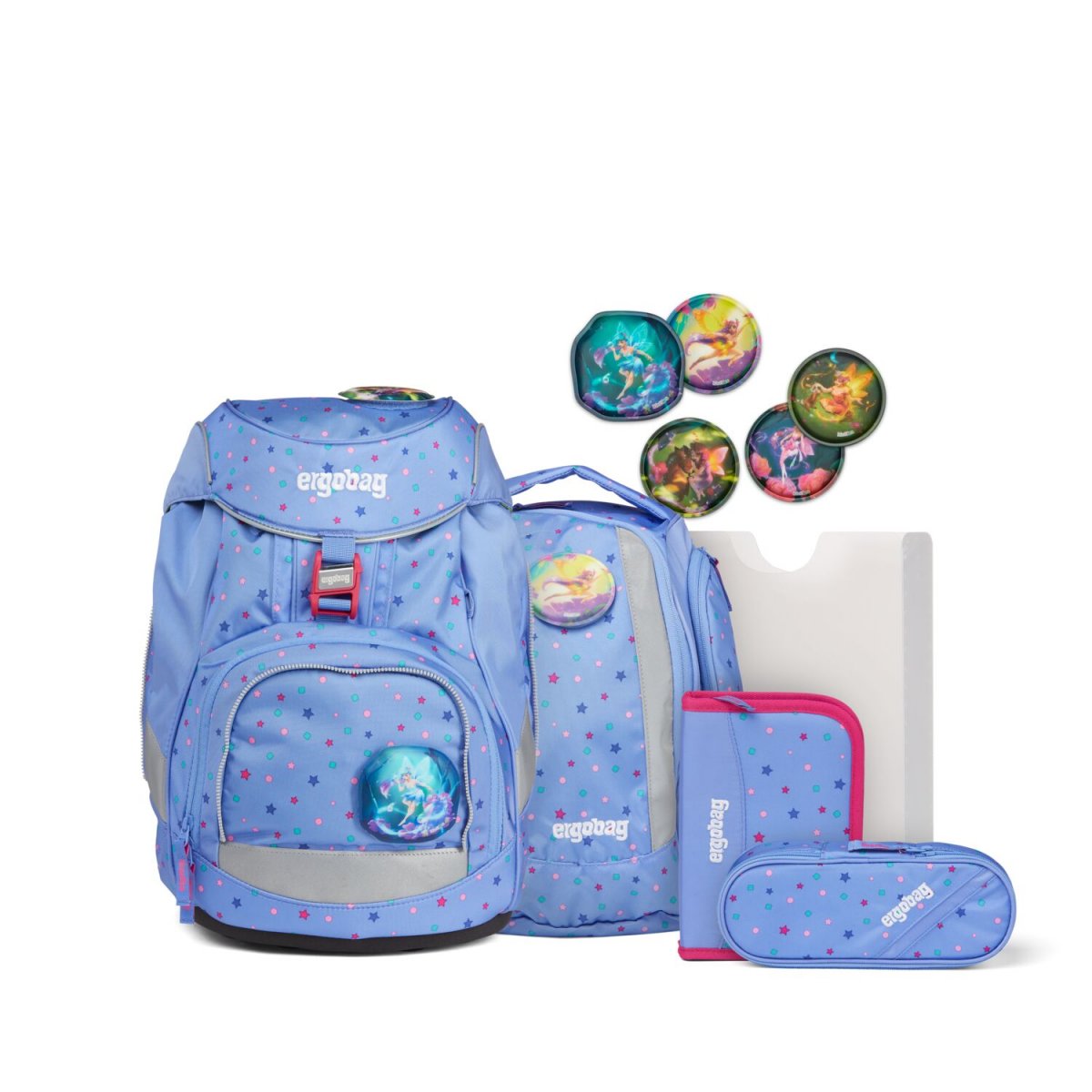 Ergobag Pack - Schulrucksack Set 6-teilig Bärzaubernd von Ergobag