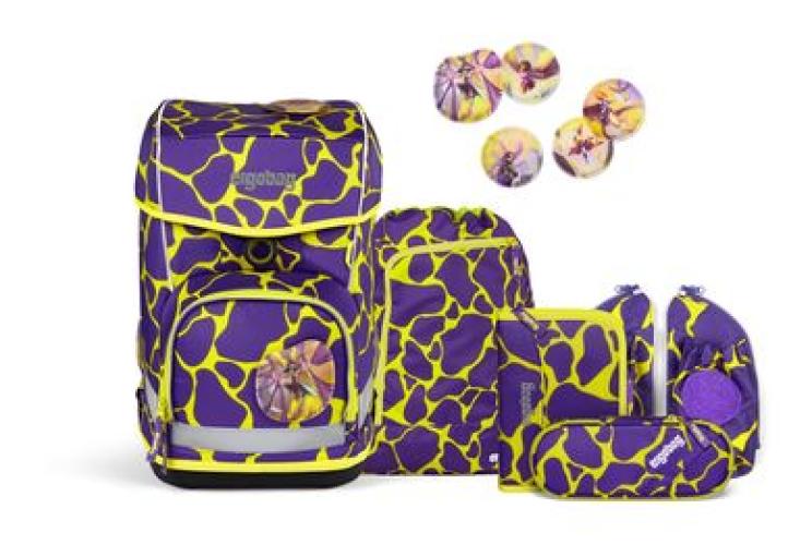 Ergobag Schulrucksack Cubo light 5-tlg. SuBärkraft von Ergobag