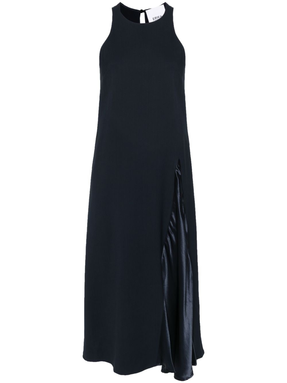 Erika Cavallini cady-texture midi dress - Blue von Erika Cavallini