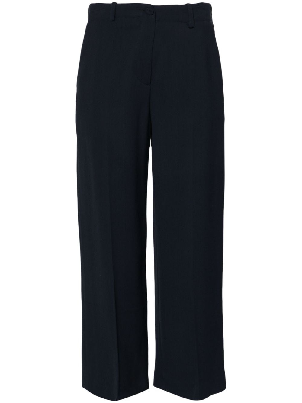 Erika Cavallini straight-leg cropped trousers - Blue von Erika Cavallini