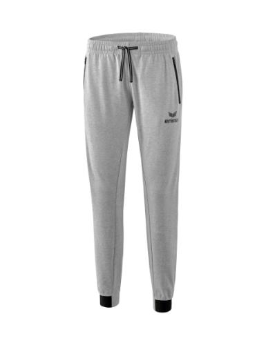 Einzelstück Erima Frauen Essential Sweathose - hellgrau melange/schwarz (Grösse: 38) von Erima
