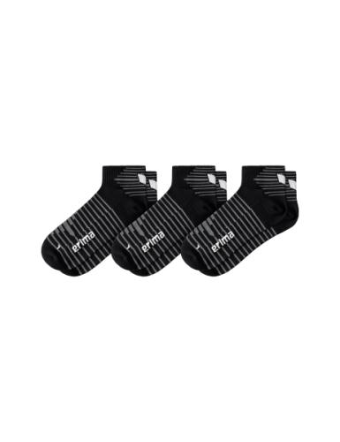 Erima 3-Pack Kurzsocken - schwarz (Grösse: 35-38) von Erima