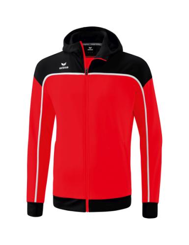 Erima CHANGE by erima Trainingsjacke mit Kapuze - rot/schwarz/weiß (Grösse: M) von Erima