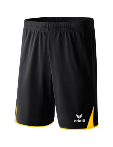 Erima CLASSIC 5-C Shorts - schwarz/gelb (Grösse: M) von Erima