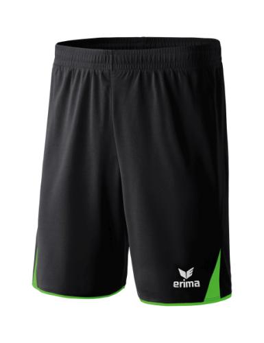 Erima CLASSIC 5-C Shorts - schwarz/green (Grösse: XXL) von Erima
