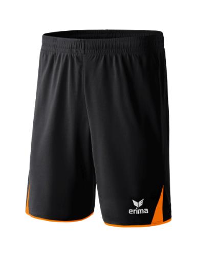 Erima CLASSIC 5-C Shorts - schwarz/orange (Grösse: XL) von Erima