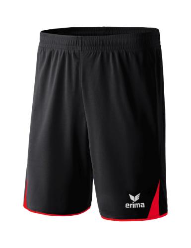 Erima CLASSIC 5-C Shorts - schwarz/rot (Grösse: S) von Erima