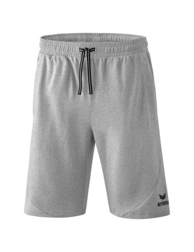 Erima Essential Sweatshorts - hellgrau melange/schwarz (Grösse: M) von Erima