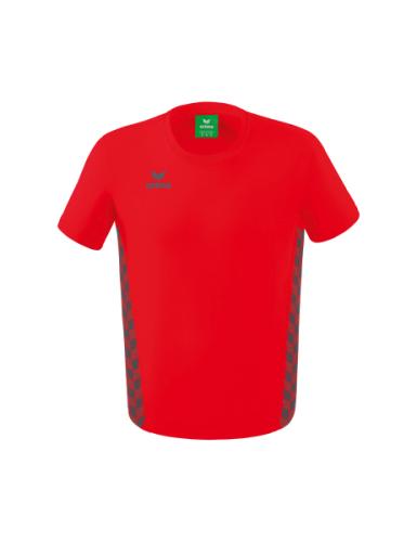 Erima Essential Team T-Shirt für Kinder - rot/slate grey (Grösse: 152) von Erima