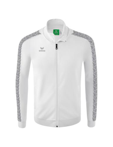 Erima Essential Team Tracktop Jacke - weiß/monument grey (Grösse: XXL) von Erima