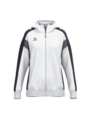 Erima Frauen CELEBRATE 125 Training Jacket with hood - weiß/schwarz (Grösse: 44) von Erima
