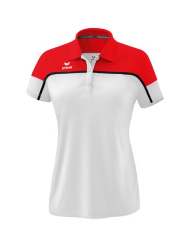 Erima Frauen CHANGE by erima Poloshirt - weiß/rot/schwarz (Grösse: 36) von Erima