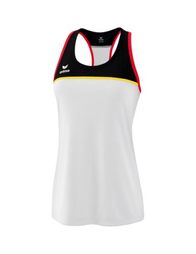 Erima Frauen CHANGE by erima Tanktop - weiß/schwarz/rot (Grösse: 44) von Erima