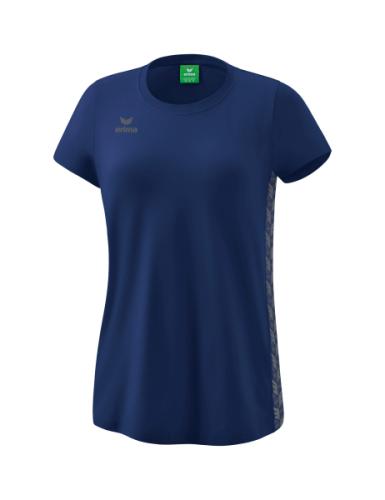 Erima Frauen Essential Team T-Shirt - new navy/slate grey (Grösse: 44) von Erima