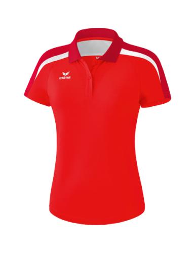 Erima Frauen Liga 2.0 Poloshirt - rot/dunkelrot/weiß (Grösse: 40) von Erima