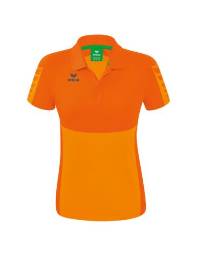 Erima Frauen Six Wings Poloshirt - new orange/orange (Grösse: 40) von Erima
