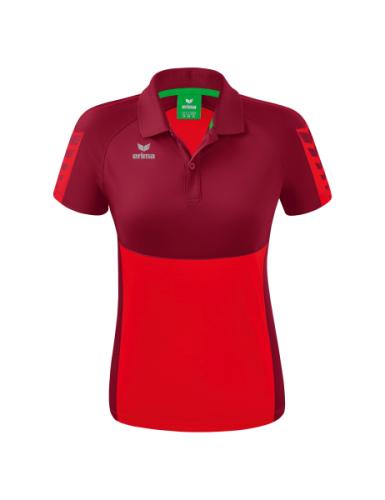 Erima Frauen Six Wings Poloshirt - rot/bordeaux (Grösse: 36) von Erima