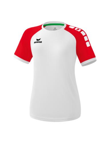 Erima Frauen Zenari 3.0 Trikot Damen - weiß/rot (Grösse: 38) von Erima