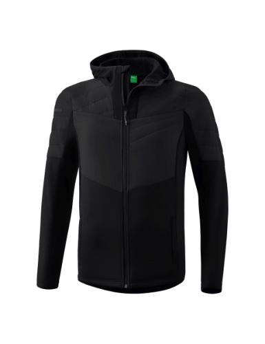 Erima Hybrid Jacke für Kinder - schwarz (Grösse: 128) von Erima