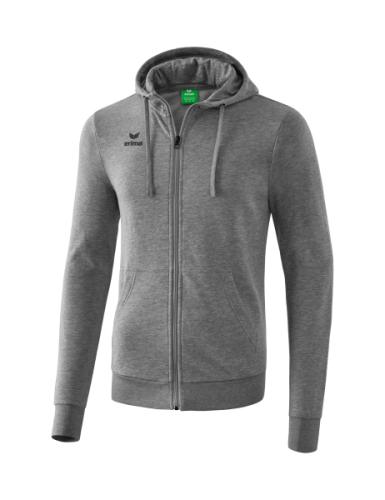 Erima Kapuzensweatjacke - grau melange (Grösse: XXXL) von Erima