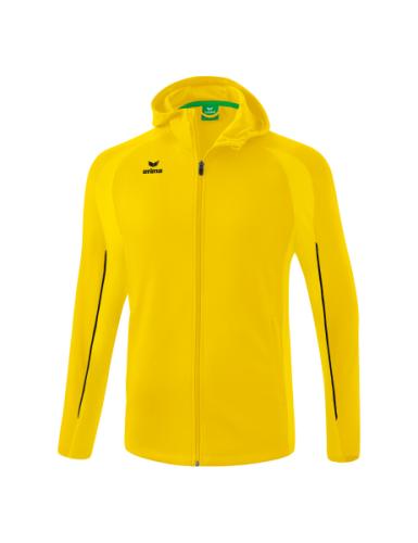 Erima LIGA STAR Trainingsjacke mit Kapuze - gelb/schwarz (Grösse: L) von Erima