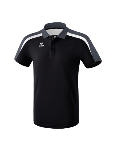 Erima Liga 2.0 Poloshirt für Kinder - schwarz/weiß/dunkelgrau (Grösse: 128) von Erima