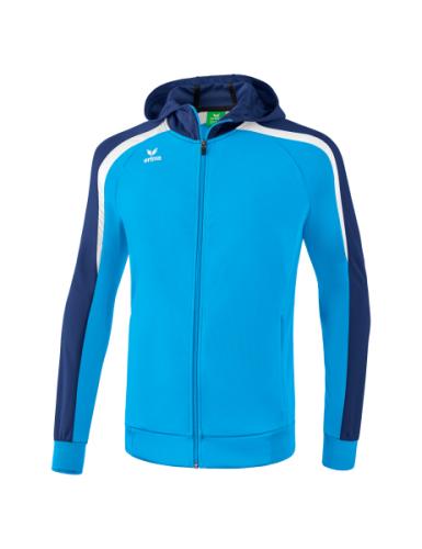 Erima Liga 2.0 Trainingsjacke mit Kapuze - curacao/new navy/weiß (Grösse: XXXL) von Erima