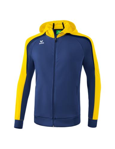 Erima Liga 2.0 Trainingsjacke mit Kapuze für Kinder - new navy/gelb/dark navy (Grösse: 140) von Erima