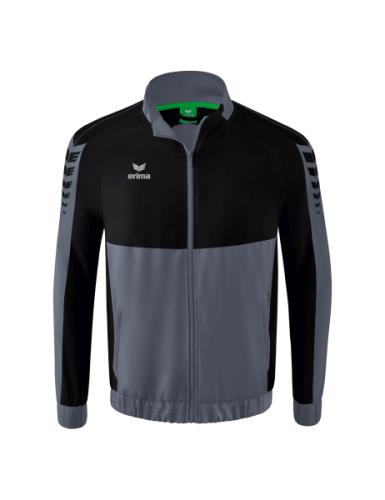 Erima Six Wings Präsentationsjacke für Kinder - slate grey/schwarz (Grösse: 152) von Erima