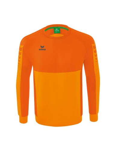 Erima Six Wings Sweatshirt für Kinder - new orange/orange (Grösse: 164) von Erima