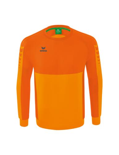 Erima Six Wings Sweatshirt - new orange/orange (Grösse: M) von Erima