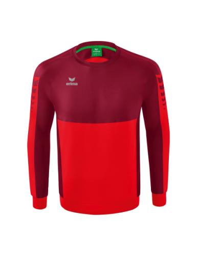 Erima Six Wings Sweatshirt - rot/bordeaux (Grösse: XXL) von Erima