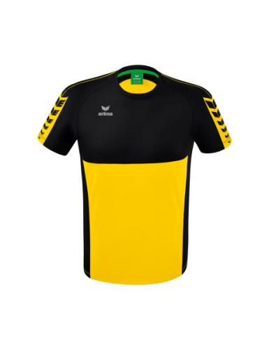 Erima Six Wings T-Shirt - gelb/schwarz (Grösse: S) von Erima