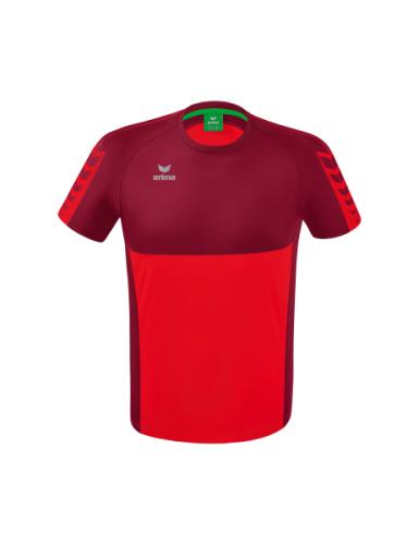 Erima Six Wings T-Shirt - rot/bordeaux (Grösse: XL) von Erima