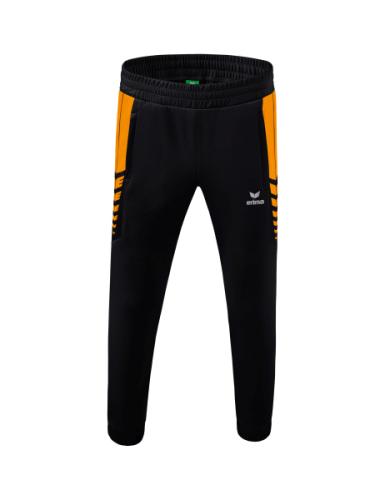 Erima Six Wings Worker Hose - schwarz/new orange (Grösse: S) von Erima