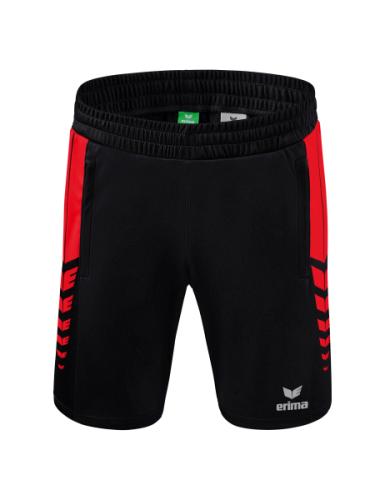 Erima Six Wings Worker Shorts - schwarz/rot (Grösse: L) von Erima