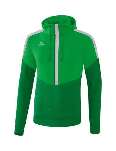 Erima Squad Kapuzensweat - fern green/smaragd/silver grey (Grösse: XXL) von Erima