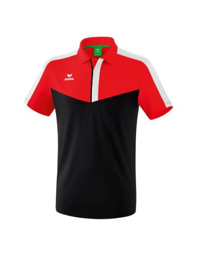 Erima Squad Poloshirt - rot/schwarz/weiß (Grösse: M) von Erima