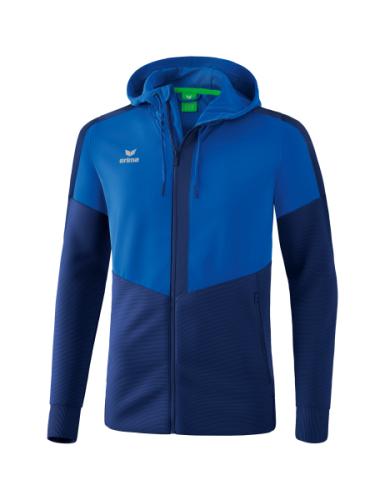 Erima Squad Trainingsjacke mit Kapuze - new royal/new navy (Grösse: XL) von Erima