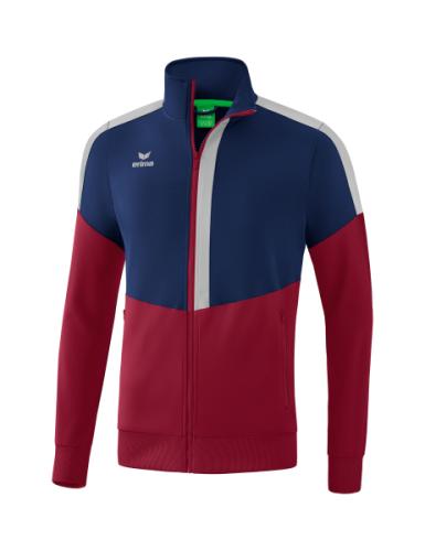 Erima Squad Worker Jacke - new navy/bordeaux/silver grey (Grösse: XL) von Erima