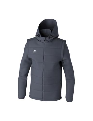Erima TEAM Jacke mit abnehmbaren Ärmeln - slate grey (Grösse: XXXL) von Erima